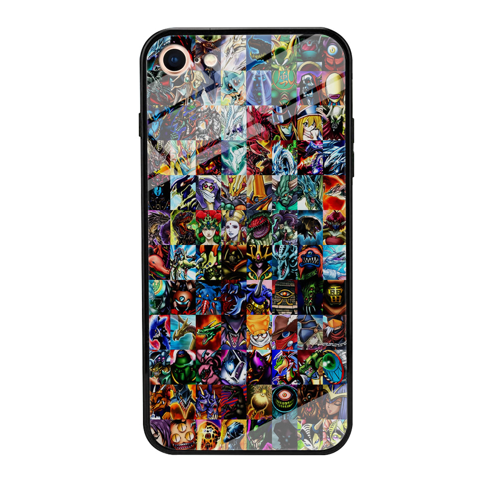Yu-Gi-Oh All Monster Cards iPhone SE 3 2022 Case-Phone Case-Tempered Glass Case-Altracase
