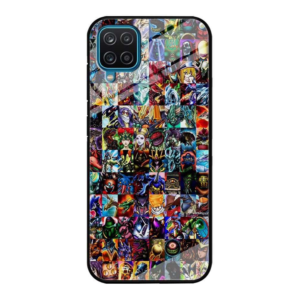 Yu-Gi-Oh All Monster Cards Samsung Galaxy A12 Case-Phone Case-Tempered Glass Case-Altracase