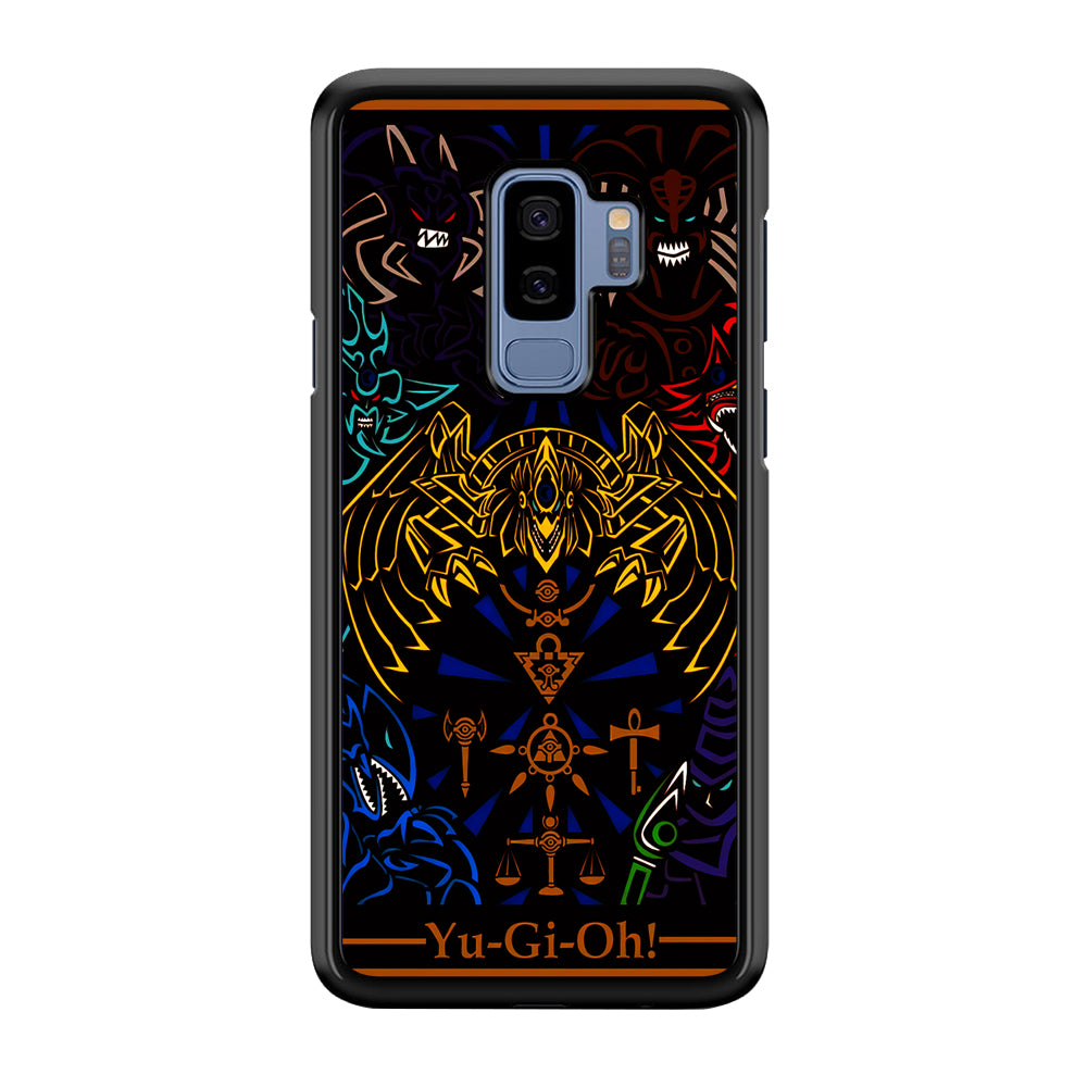 Yu-Gi-Oh Egyptian Gods Card Samsung Galaxy S9 Plus Case-Phone Case-Rubber Black (2D Case)-Altracase