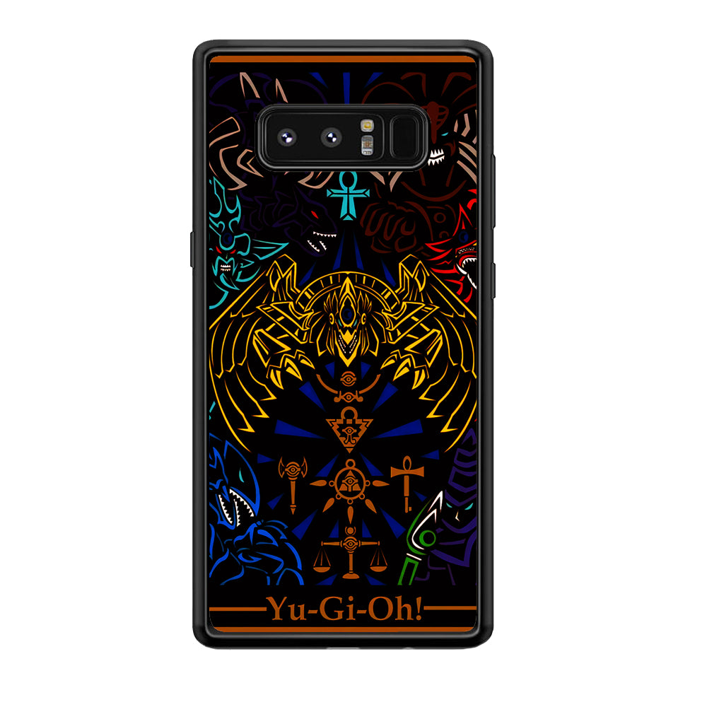 Yu-Gi-Oh Egyptian Gods Card Samsung Galaxy Note 8 Case-Phone Case-Tempered Glass Case-Altracase