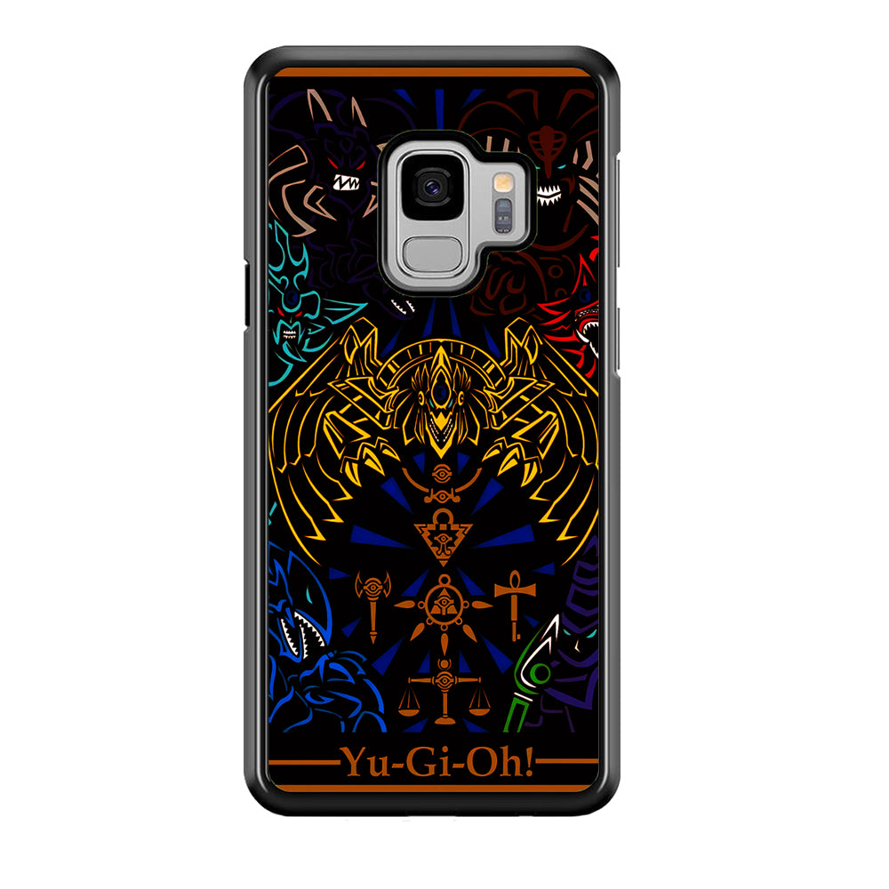 Yu-Gi-Oh Egyptian Gods Card Samsung Galaxy S9 Case-Phone Case-Rubber Black (2D Case)-Altracase