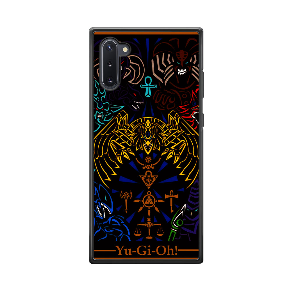 Yu-Gi-Oh Egyptian Gods Card Samsung Galaxy Note 10 Case-Phone Case-Rubber Black (2D Case)-Altracase