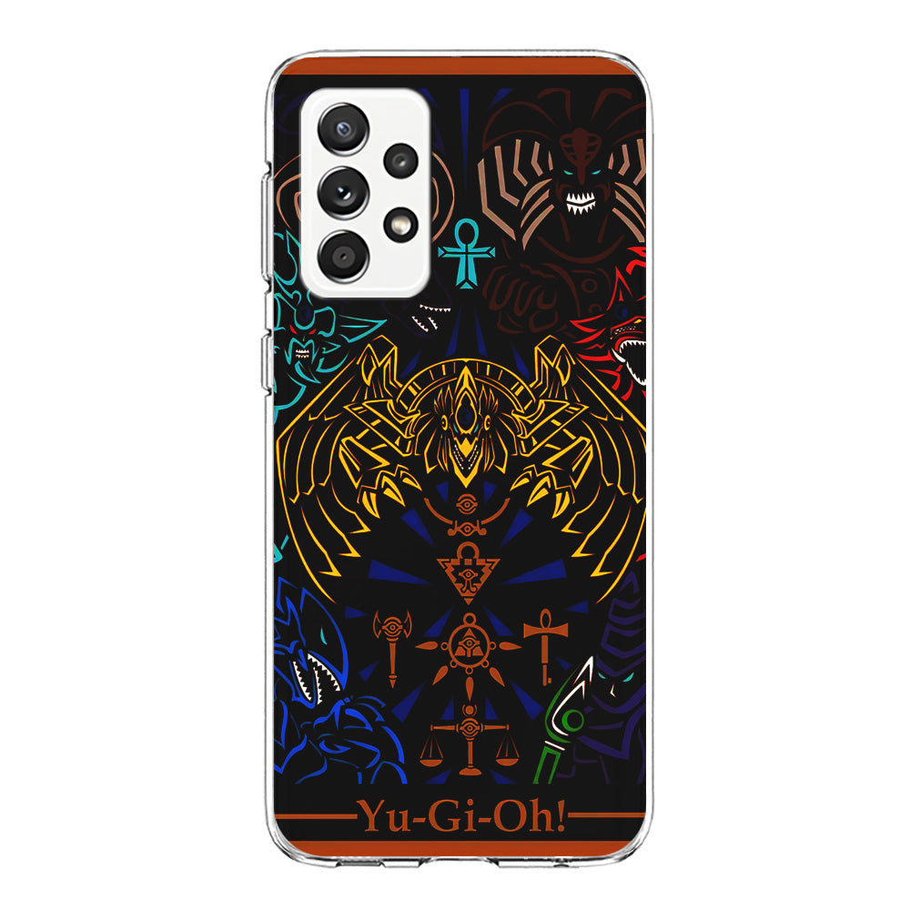 Yu-Gi-Oh Egyptian Gods Card Samsung Galaxy A52 Case-Phone Case-Clear Soft Case-Altracase