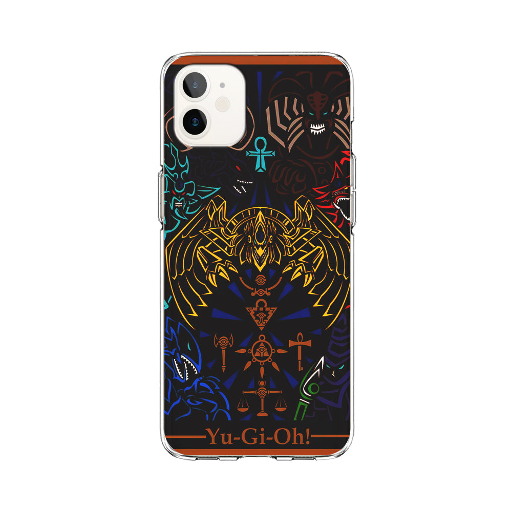 Yu-Gi-Oh Egyptian Gods Card iPhone 11 Case-Phone Case-Clear Soft Case-Altracase