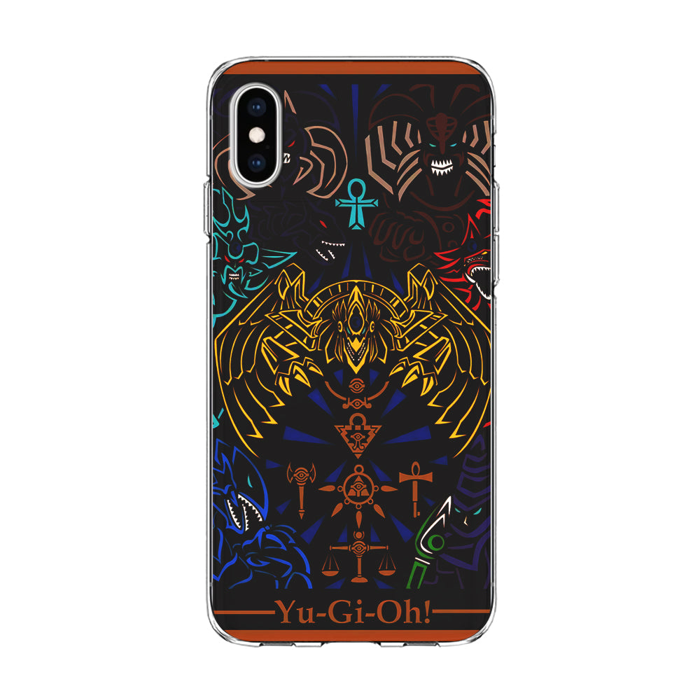 Yu-Gi-Oh Egyptian Gods Card iPhone Xs Case-Phone Case-Clear Soft Case-Altracase