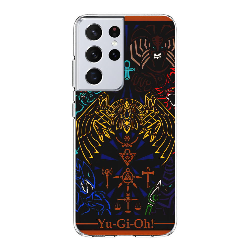 Yu-Gi-Oh Egyptian Gods Card Samsung Galaxy S21 Ultra Case-Phone Case-Clear Soft Case-Altracase