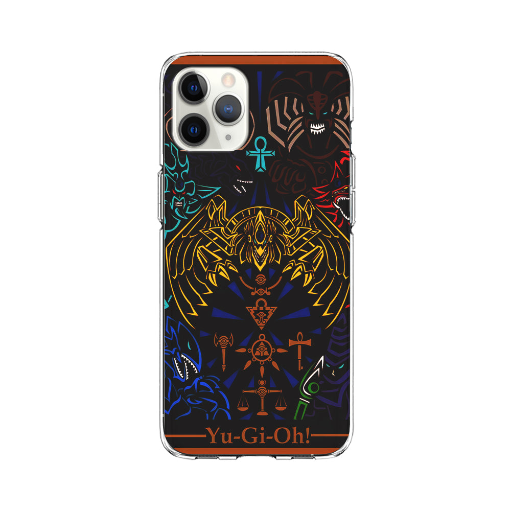 Yu-Gi-Oh Egyptian Gods Card iPhone 11 Pro Case-Phone Case-Clear Soft Case-Altracase