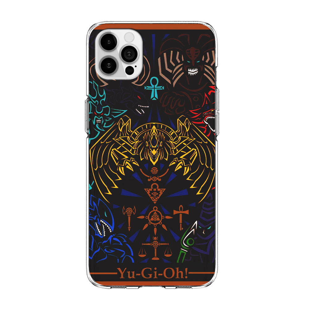 Yu-Gi-Oh Egyptian Gods Card iPhone 15 Pro Case-Phone Case-Clear Soft Case-Altracase