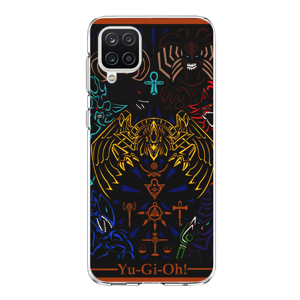 Yu-Gi-Oh Egyptian Gods Card Samsung Galaxy A12 Case-Phone Case-Clear Soft Case-Altracase