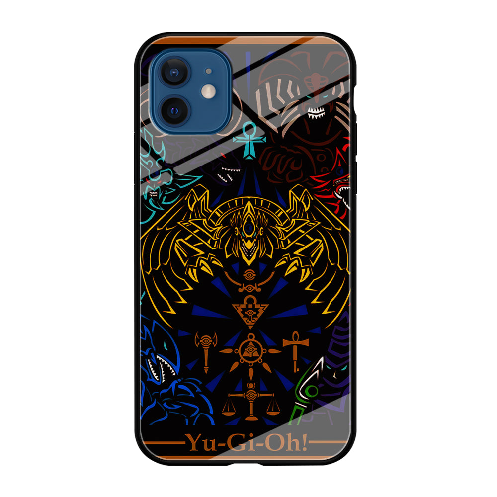 Yu-Gi-Oh Egyptian Gods Card iPhone 12 Mini Case-Phone Case-Tempered Glass Case-Altracase