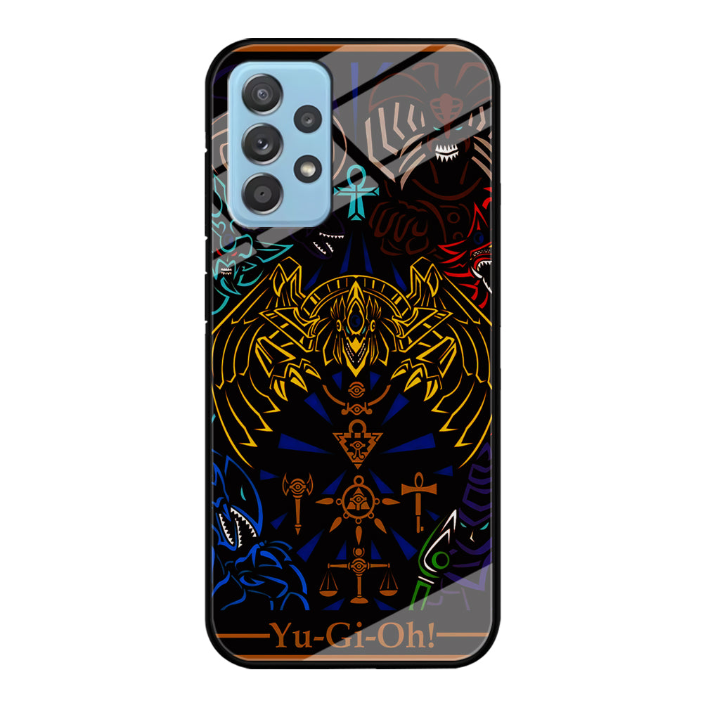 Yu-Gi-Oh Egyptian Gods Card Samsung Galaxy A72 Case-Phone Case-Tempered Glass Case-Altracase
