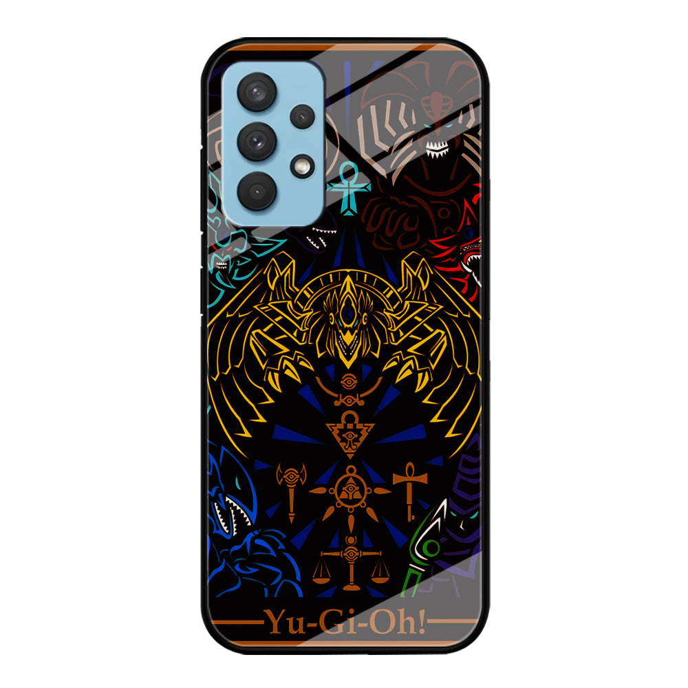 Yu-Gi-Oh Egyptian Gods Card Samsung Galaxy A32 Case-Phone Case-Tempered Glass Case-Altracase
