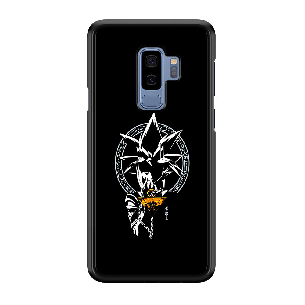 Yu-Gi-Oh Yugi Muto Black Samsung Galaxy S9 Plus Case-Phone Case-Rubber Black (2D Case)-Altracase