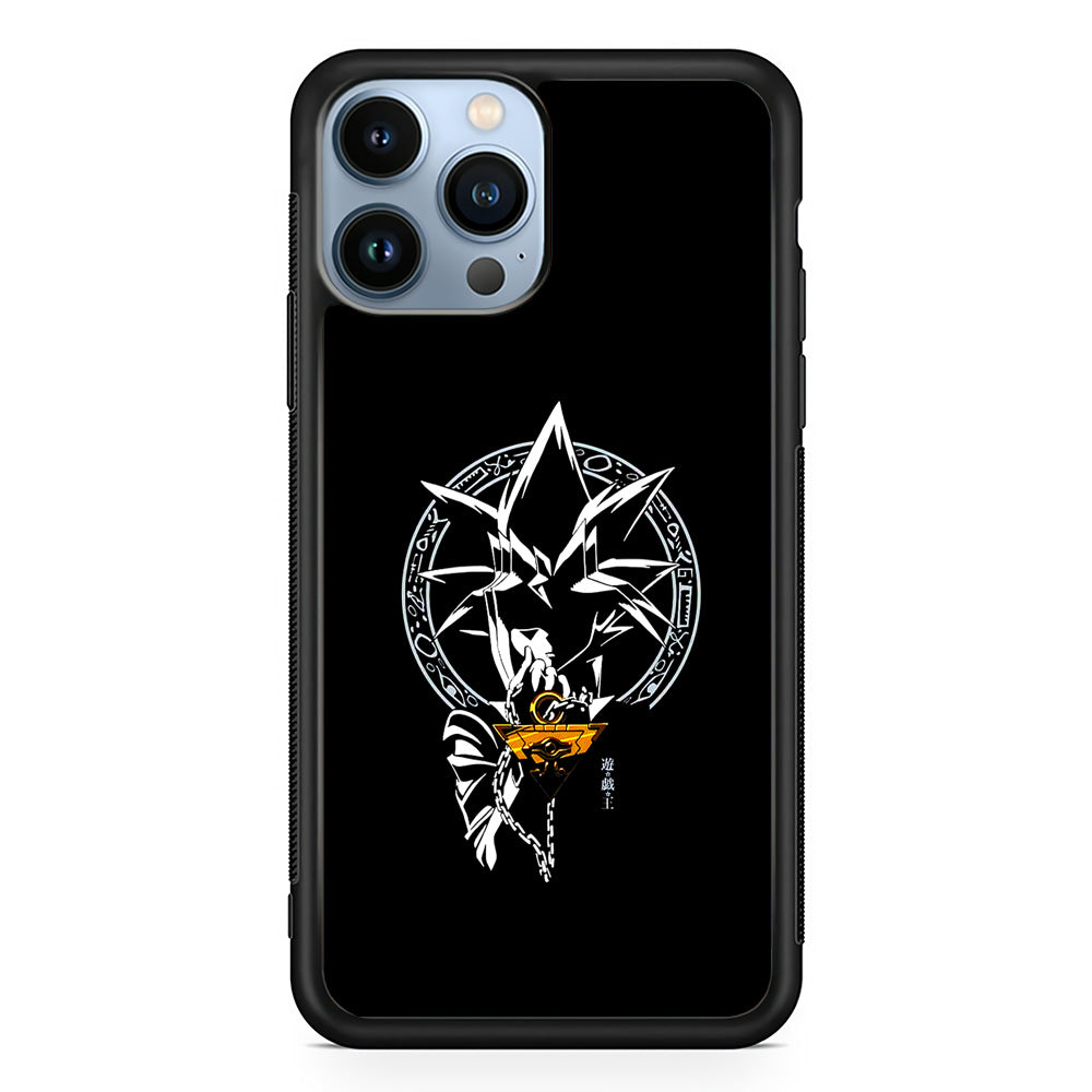 Yu-Gi-Oh Yugi Muto Black iPhone 15 Pro Case-Phone Case-Rubber Black (2D Case)-Altracase