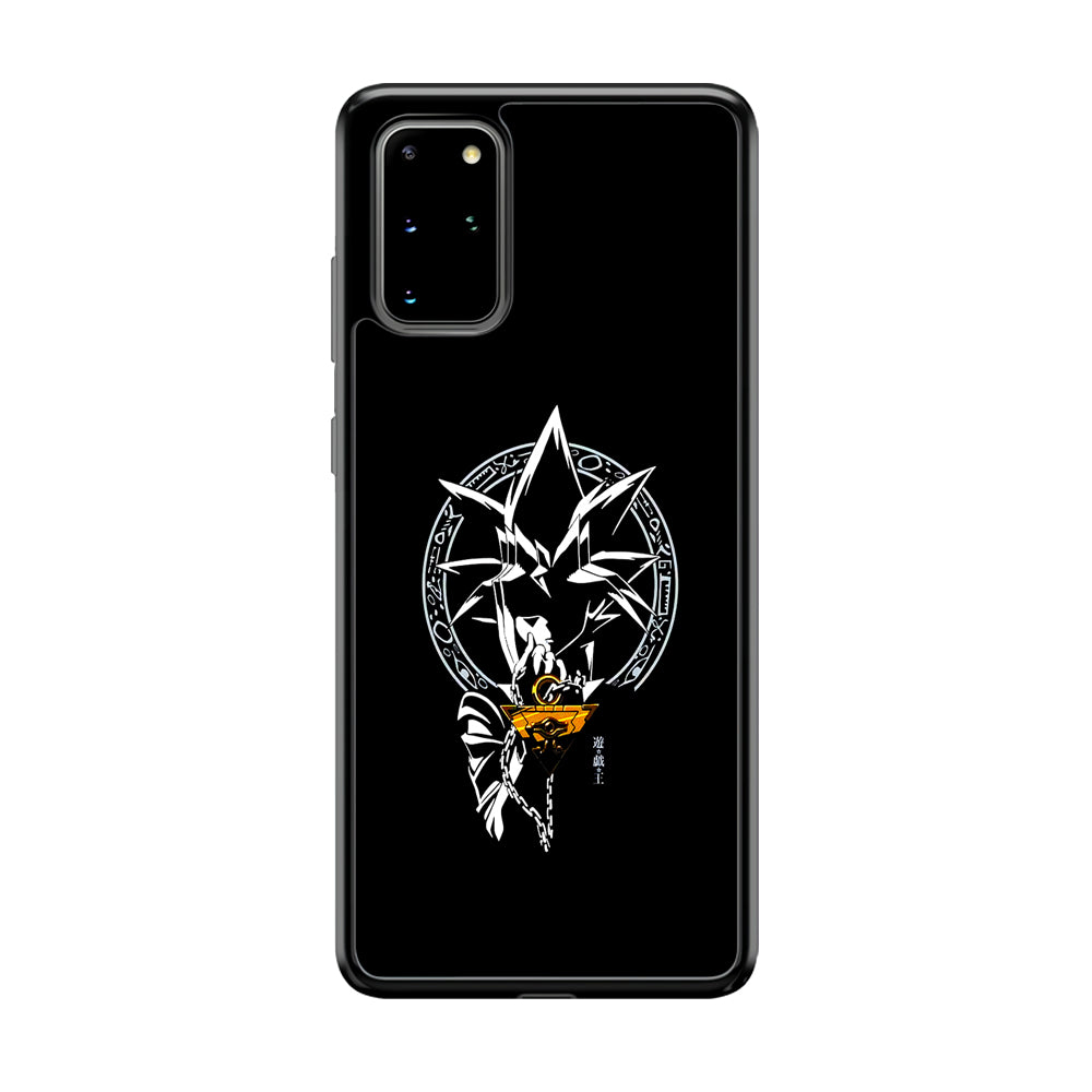 Yu-Gi-Oh Yugi Muto Black Samsung Galaxy S20 Plus Case-Phone Case-Tempered Glass Case-Altracase