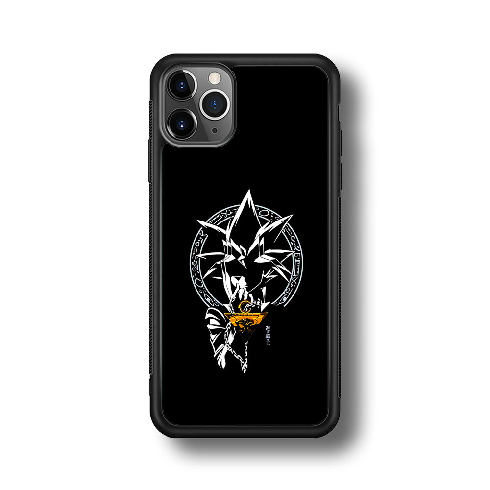 Yu-Gi-Oh Yugi Muto Black iPhone 11 Pro Max Case-Phone Case-Rubber Black (2D Case)-Altracase