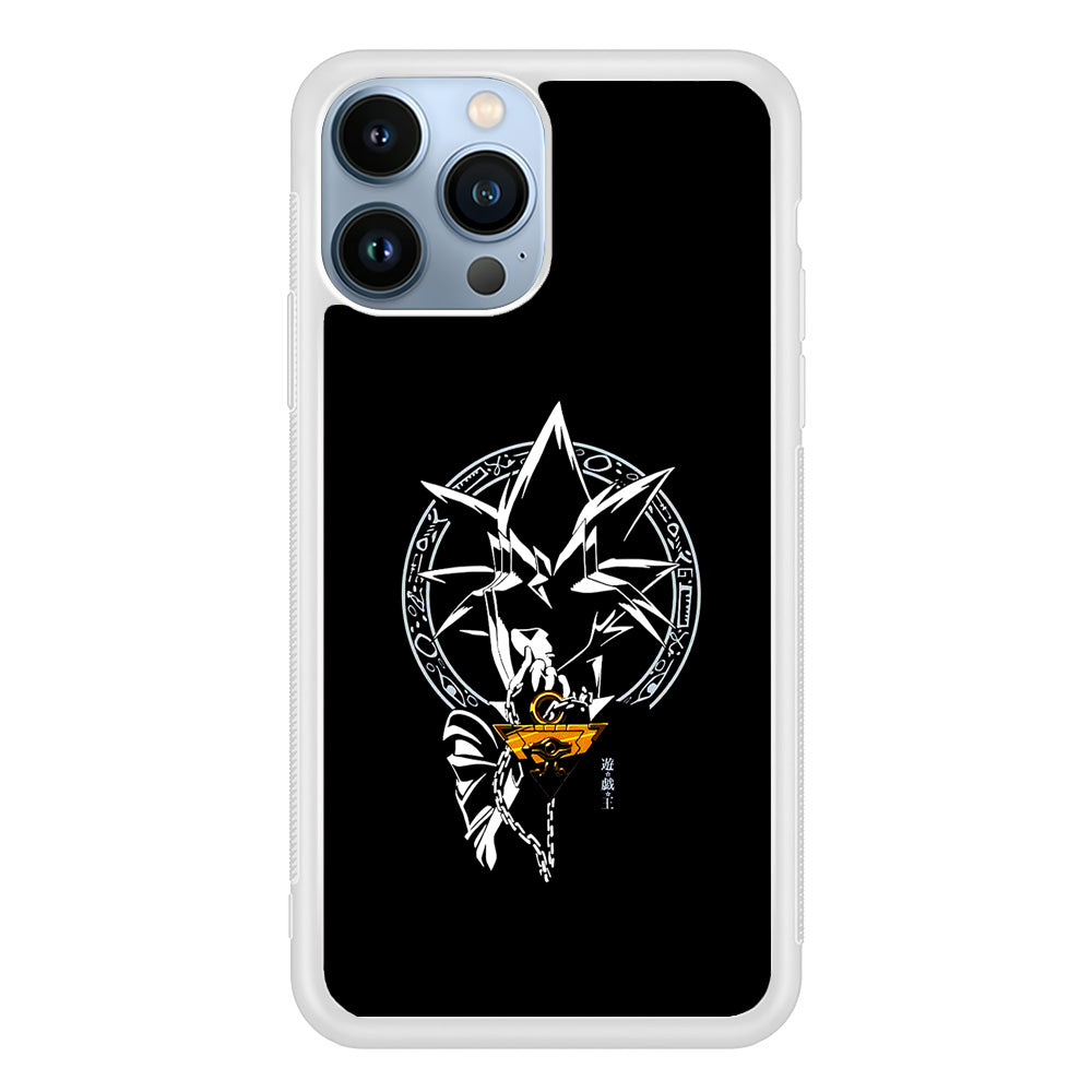 Yu-Gi-Oh Yugi Muto Black iPhone 13 Pro Case-Phone Case-Rubber White (2D Case)-Altracase