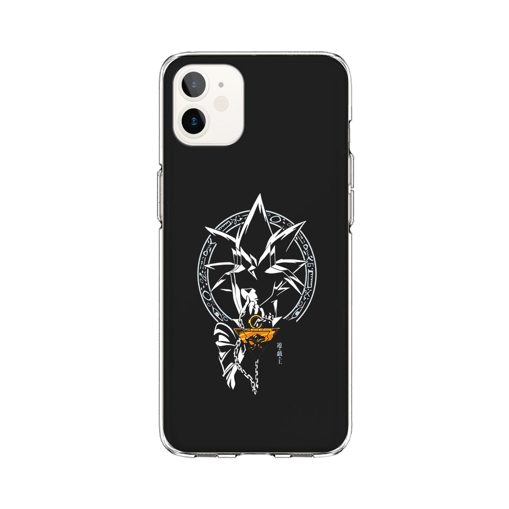 Yu-Gi-Oh Yugi Muto Black iPhone 12 Case-Phone Case-Clear Soft Case-Altracase