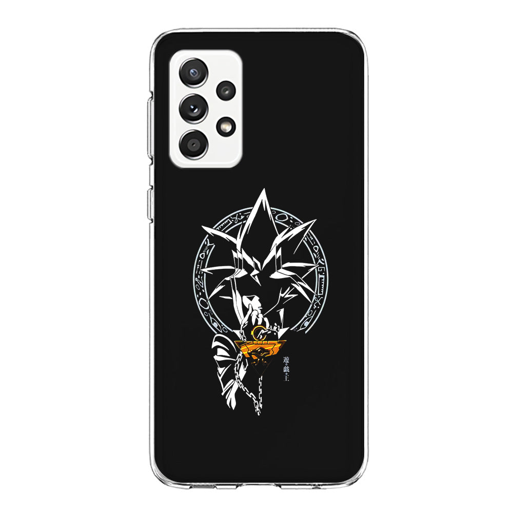 Yu-Gi-Oh Yugi Muto Black Samsung Galaxy A72 Case-Phone Case-Clear Soft Case-Altracase