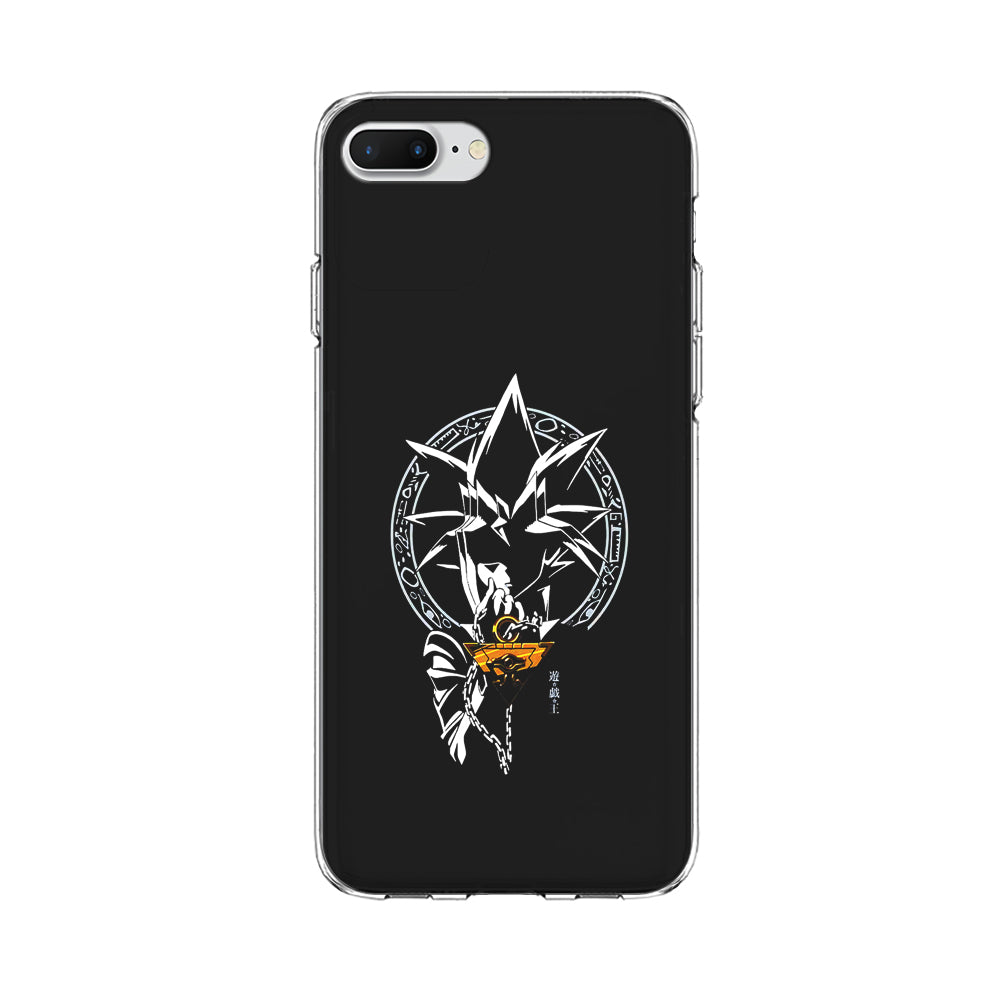 Yu-Gi-Oh Yugi Muto Black iPhone 8 Plus Case-Phone Case-Clear Soft Case-Altracase
