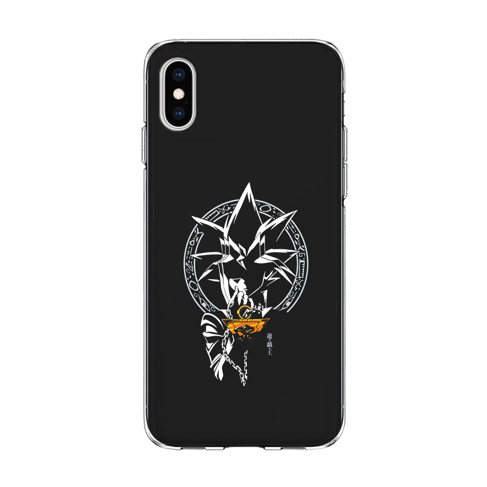Yu-Gi-Oh Yugi Muto Black iPhone Xs Case-Phone Case-Clear Soft Case-Altracase