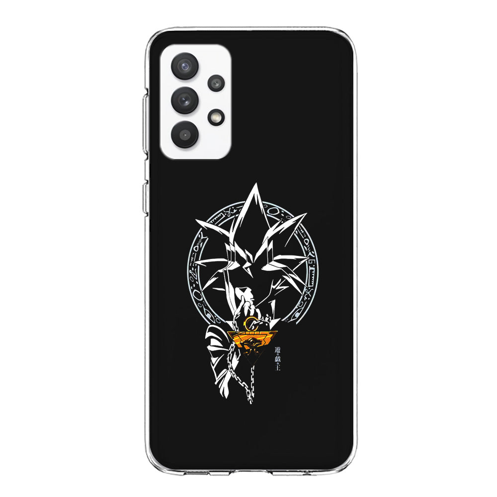 Yu-Gi-Oh Yugi Muto Black Samsung Galaxy A32 Case-Phone Case-Clear Soft Case-Altracase