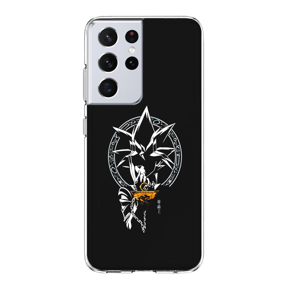 Yu-Gi-Oh Yugi Muto Black Samsung Galaxy S21 Ultra Case-Phone Case-Clear Soft Case-Altracase