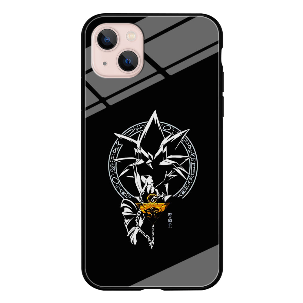 Yu-Gi-Oh Yugi Muto Black iPhone 15 Plus Case-Phone Case-Tempered Glass Case-Altracase