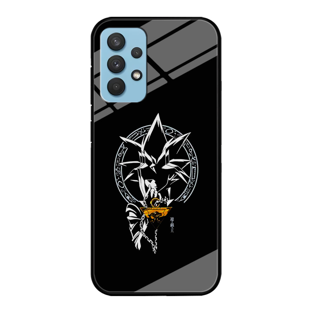 Yu-Gi-Oh Yugi Muto Black Samsung Galaxy A32 Case-Phone Case-Tempered Glass Case-Altracase