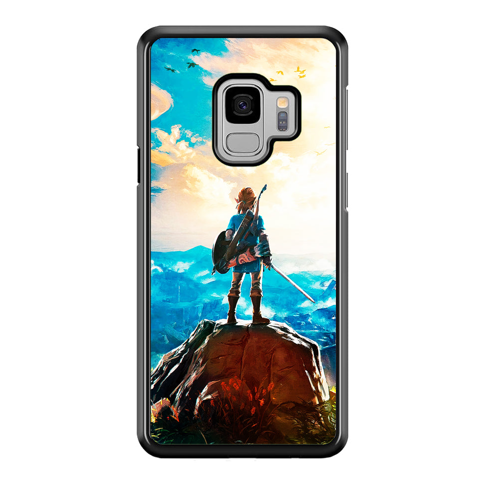 Zelda Breath Of The Wild Samsung Galaxy S9 Case-Phone Case-Rubber Black (2D Case)-Altracase
