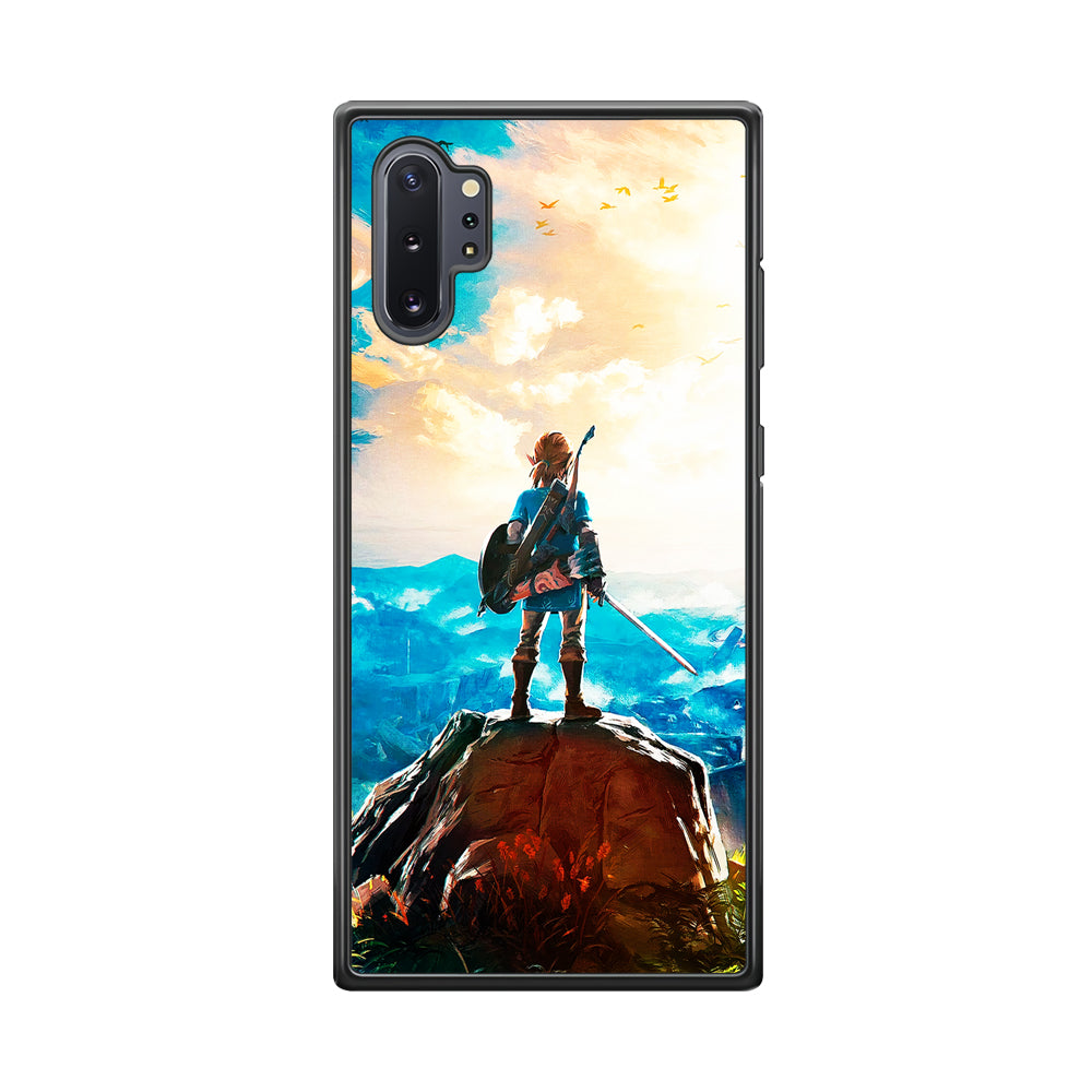 Zelda Breath Of The Wild Samsung Galaxy Note 10 Plus Case-Phone Case-Rubber Black (2D Case)-Altracase