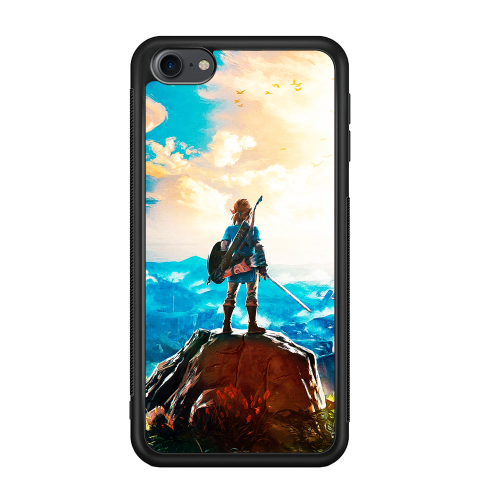 Zelda Breath Of The Wild iPod Touch 6 Case-Phone Case-Rubber White (2D Case)-Altracase