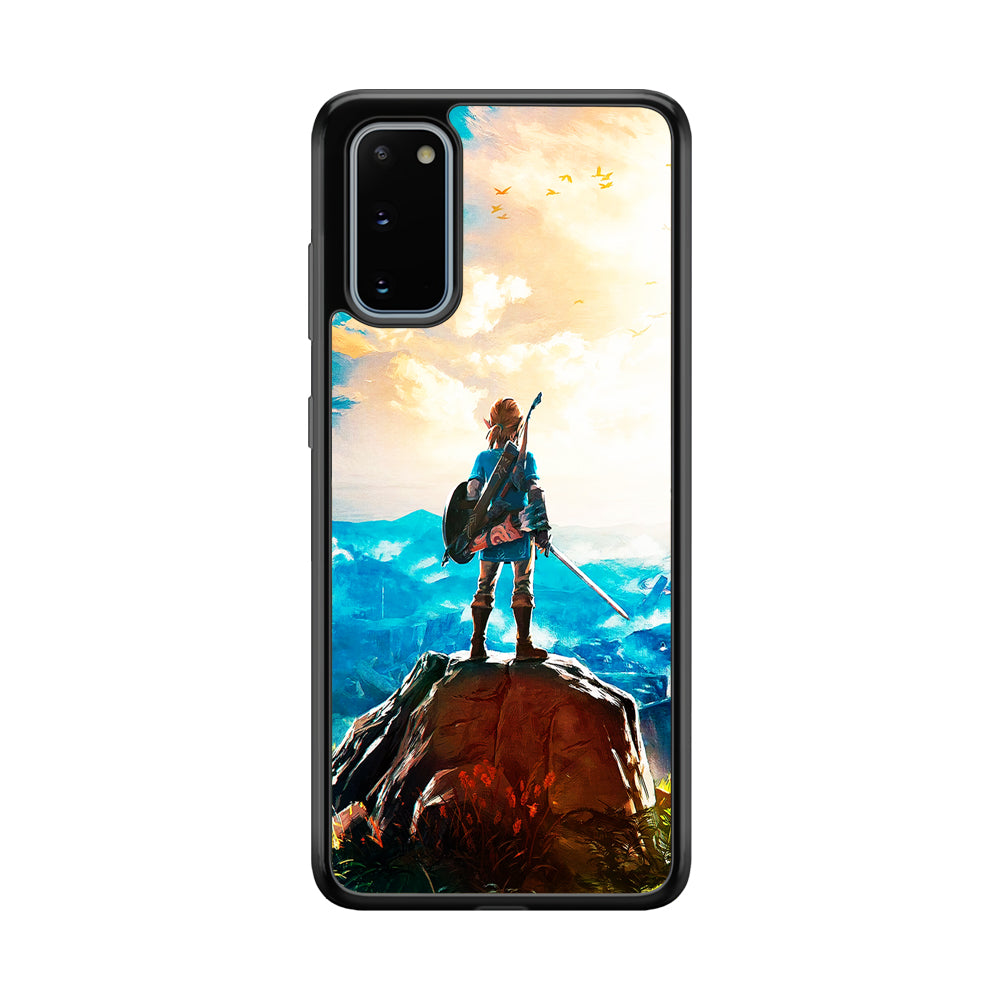 Zelda Breath Of The Wild Samsung Galaxy S20 Case-Phone Case-Rubber Black (2D Case)-Altracase