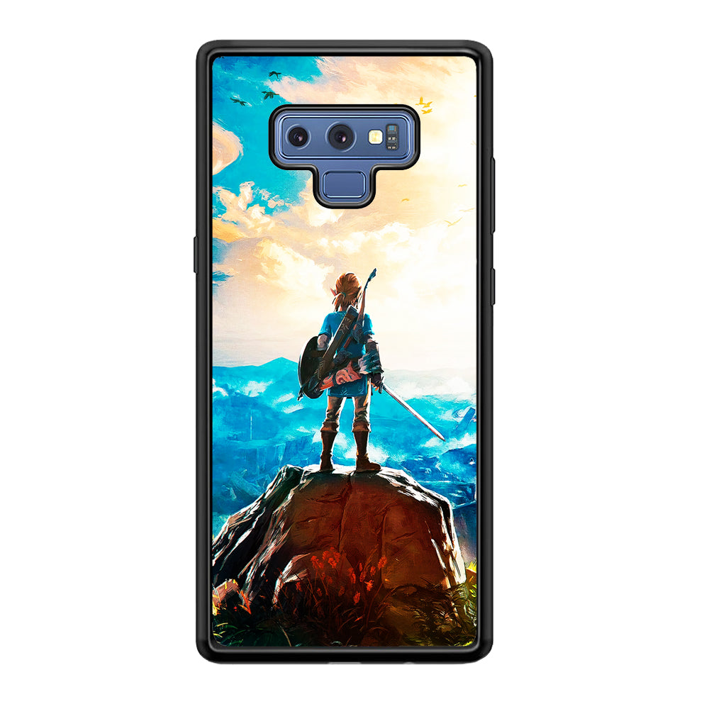 Zelda Breath Of The Wild Samsung Galaxy Note 9 Case-Phone Case-Rubber Black (2D Case)-Altracase