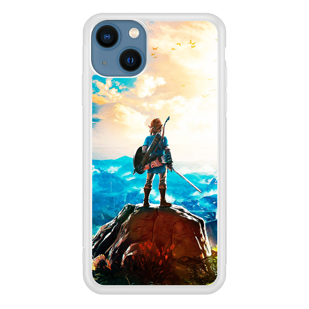 Zelda Breath Of The Wild iPhone 15 Case-Phone Case-Rubber White (2D Case)-Altracase