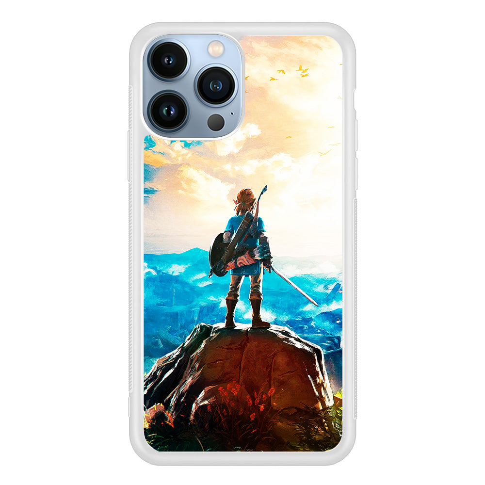 Zelda Breath Of The Wild iPhone 13 Pro Case-Phone Case-Rubber White (2D Case)-Altracase