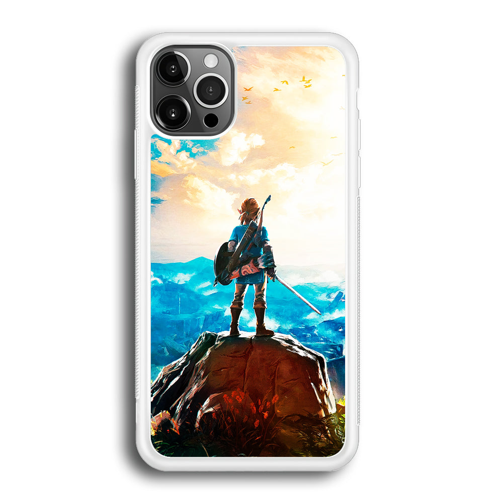 Zelda Breath Of The Wild iPhone 12 Pro Max Case-Phone Case-Rubber White (2D Case)-Altracase
