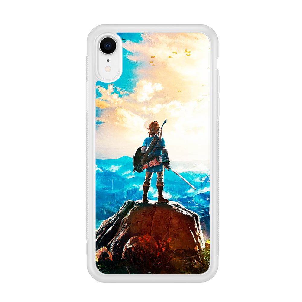 Zelda Breath Of The Wild iPhone XR Case-Phone Case-Rubber White (2D Case)-Altracase