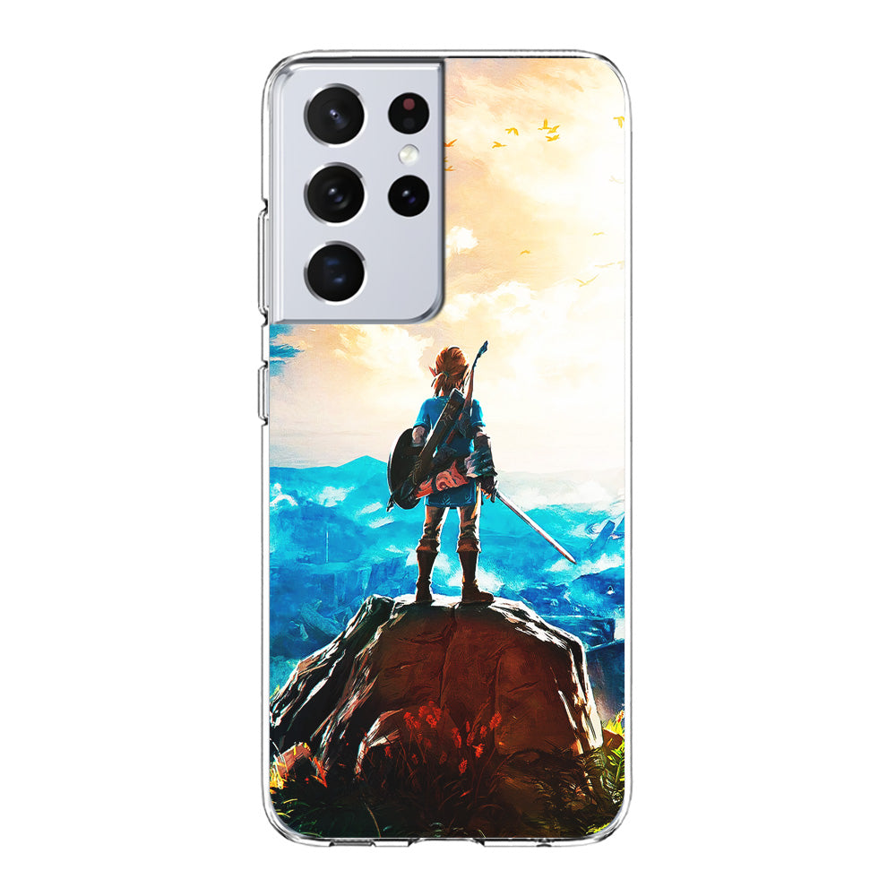 Zelda Breath Of The Wild Samsung Galaxy S24 Ultra Case-Phone Case-Clear Soft Case-Altracase