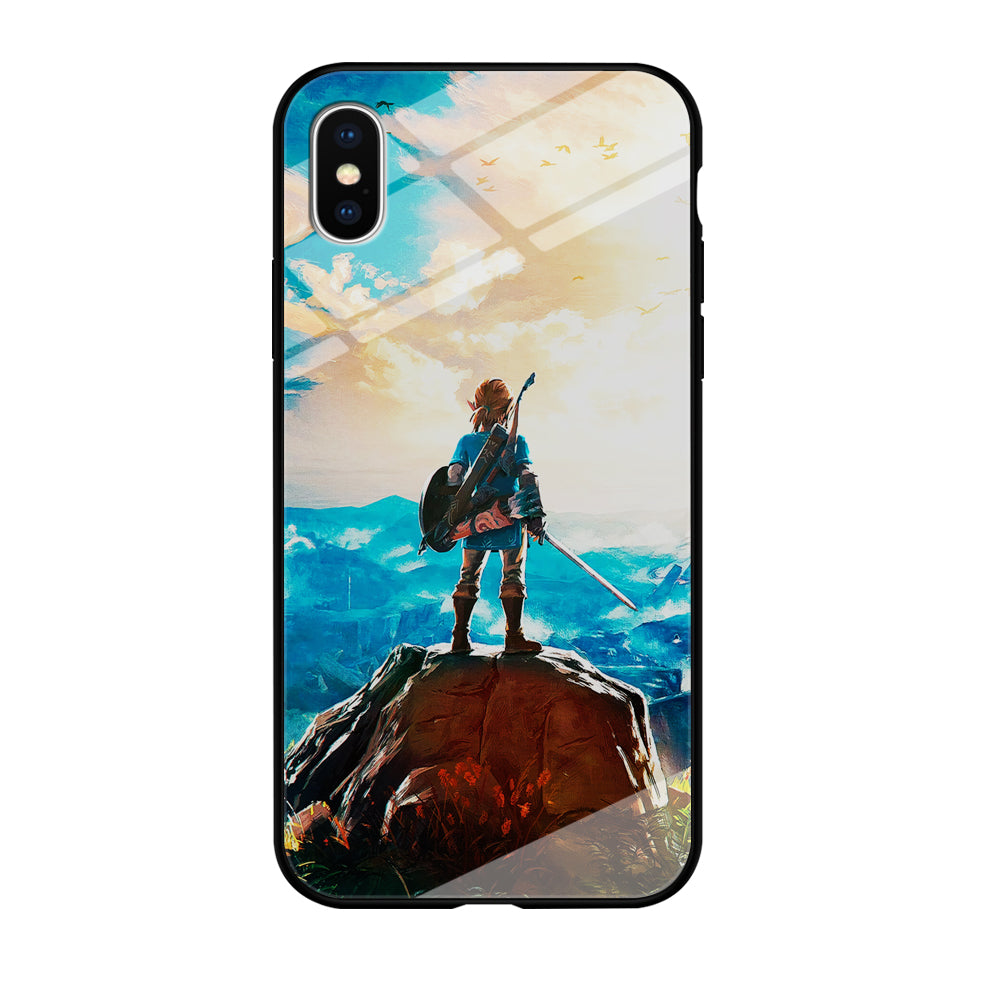 Zelda Breath Of The Wild iPhone Xs Case-Phone Case-Tempered Glass Case-Altracase