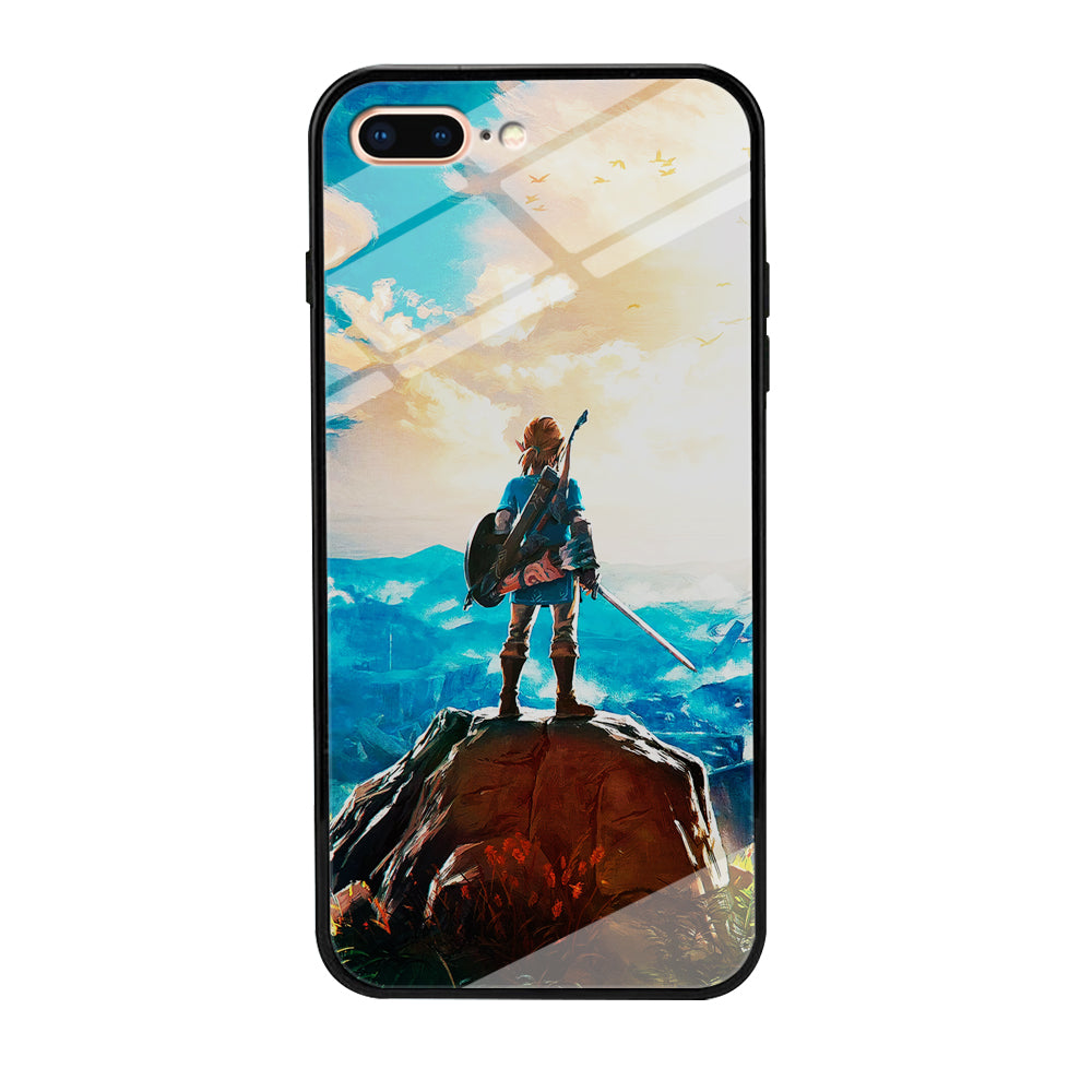 Zelda Breath Of The Wild iPhone 8 Plus Case-Phone Case-Tempered Glass Case-Altracase