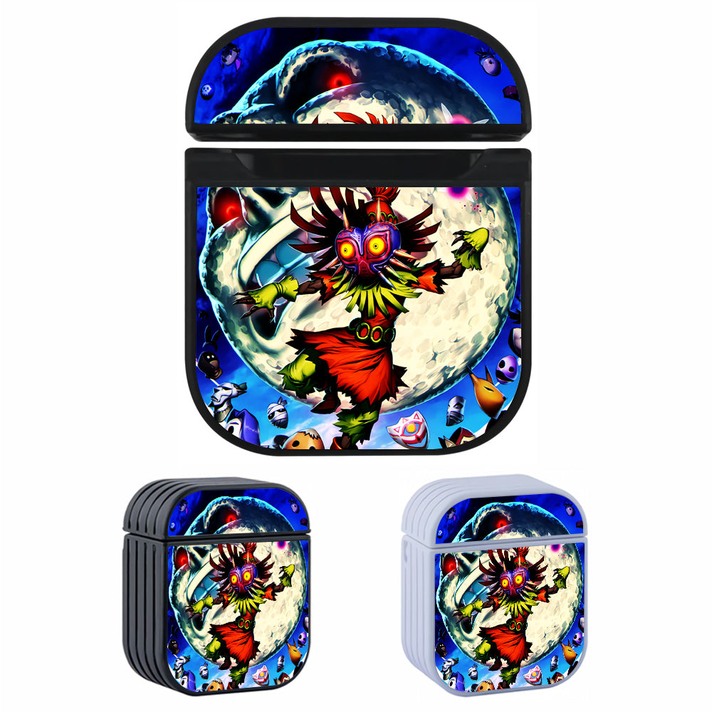 Zelda Majora's Mask Art Hard Plastic Case Cover For Apple Airpods-AirPod Case-Altracase