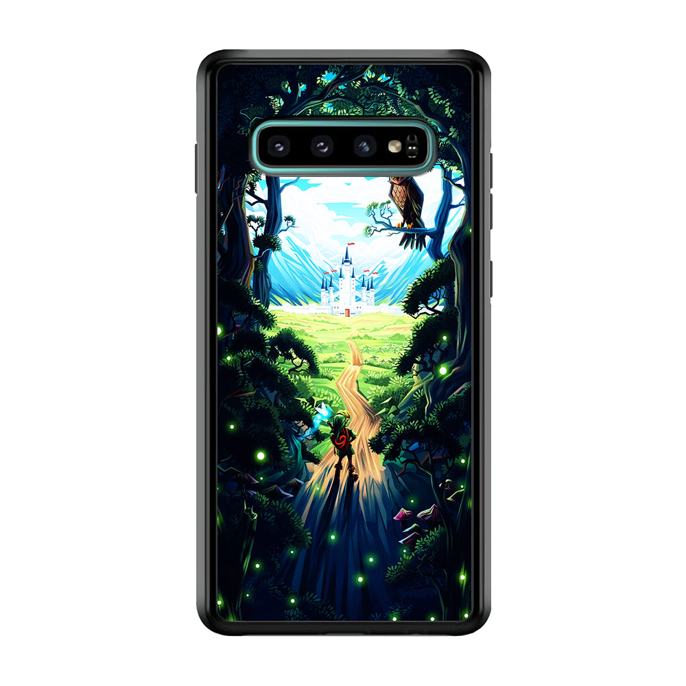 Zelda Ocarina Of Time Samsung Galaxy S10 Case-Phone Case-Rubber Black (2D Case)-Altracase