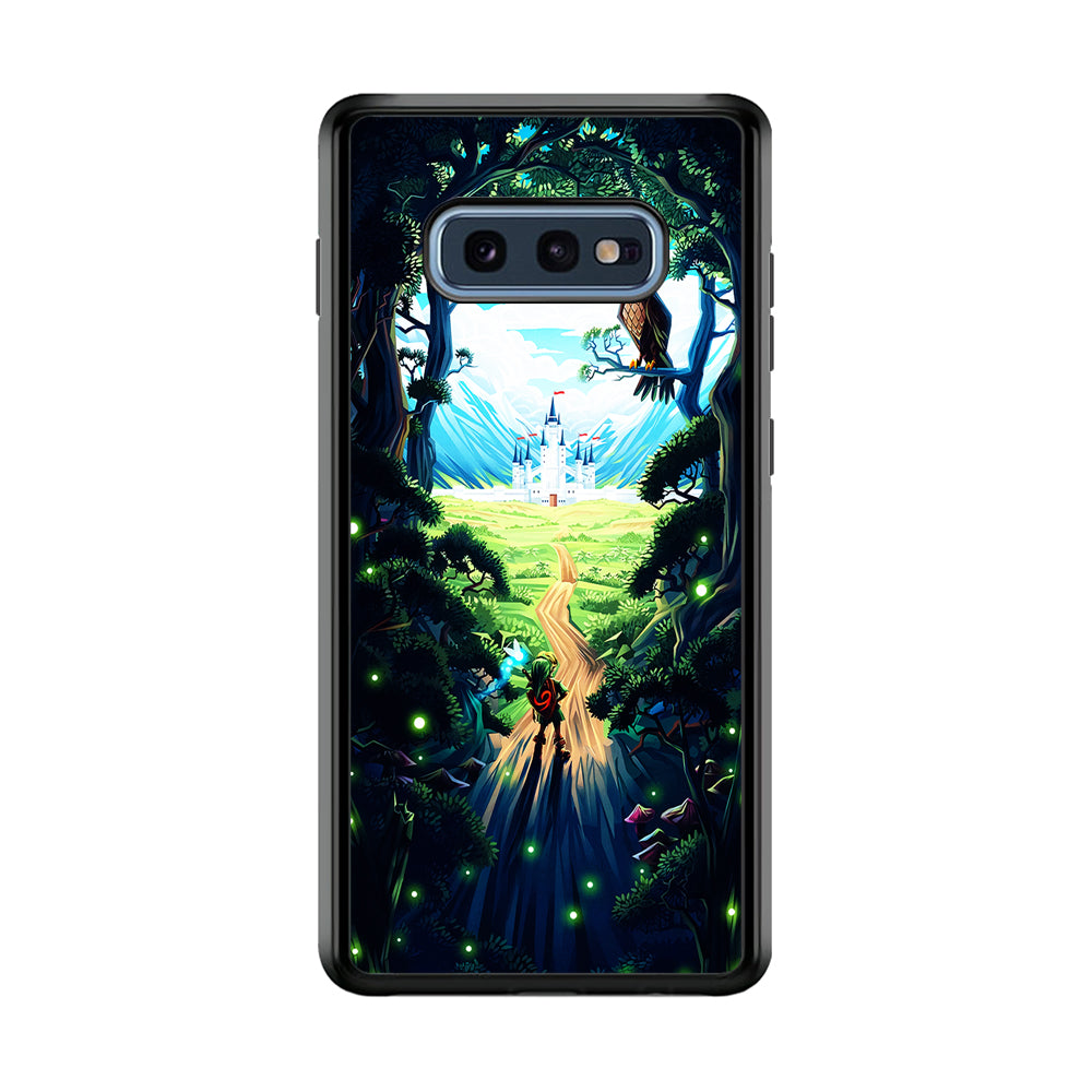 Zelda Ocarina Of Time Samsung Galaxy S10E Case-Phone Case-Rubber Black (2D Case)-Altracase