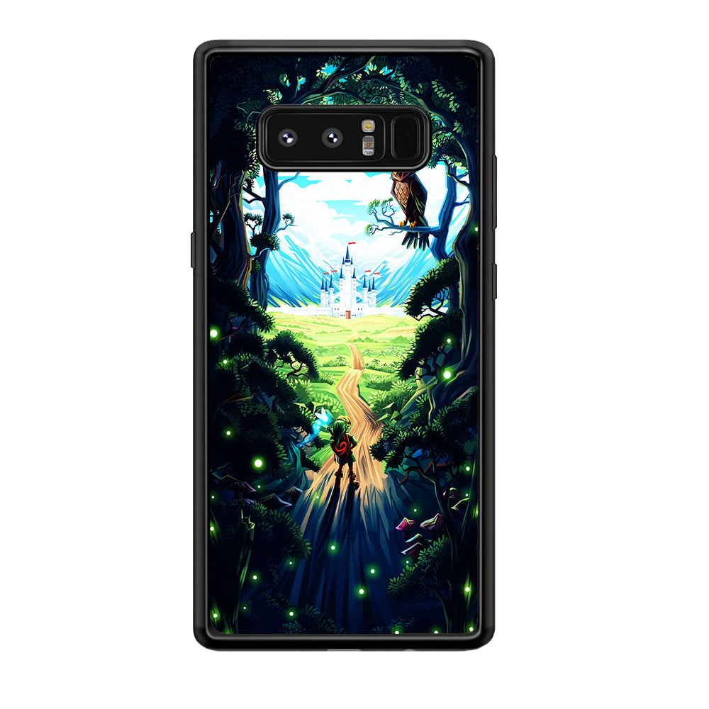 Zelda Ocarina Of Time Samsung Galaxy Note 8 Case-Phone Case-Rubber Black (2D Case)-Altracase
