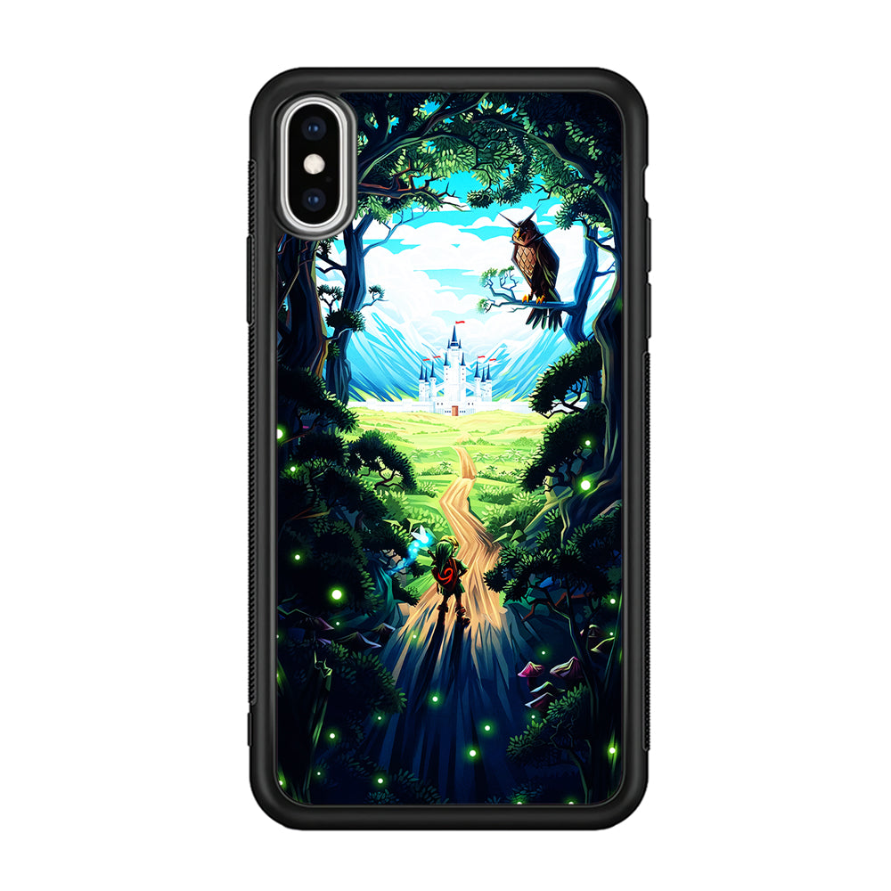 Zelda Ocarina Of Time iPhone Xs Case-Phone Case-Rubber Black (2D Case)-Altracase