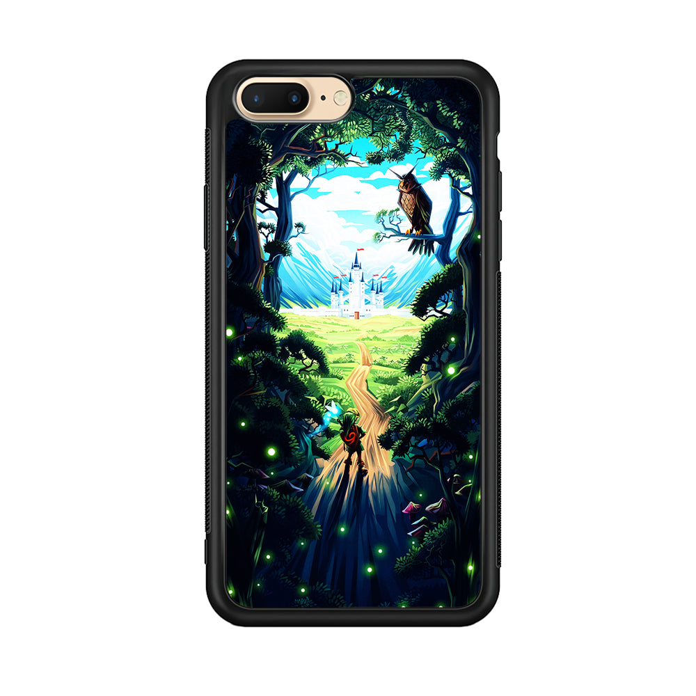 Zelda Ocarina Of Time iPhone 8 Plus Case-Phone Case-Rubber Black (2D Case)-Altracase