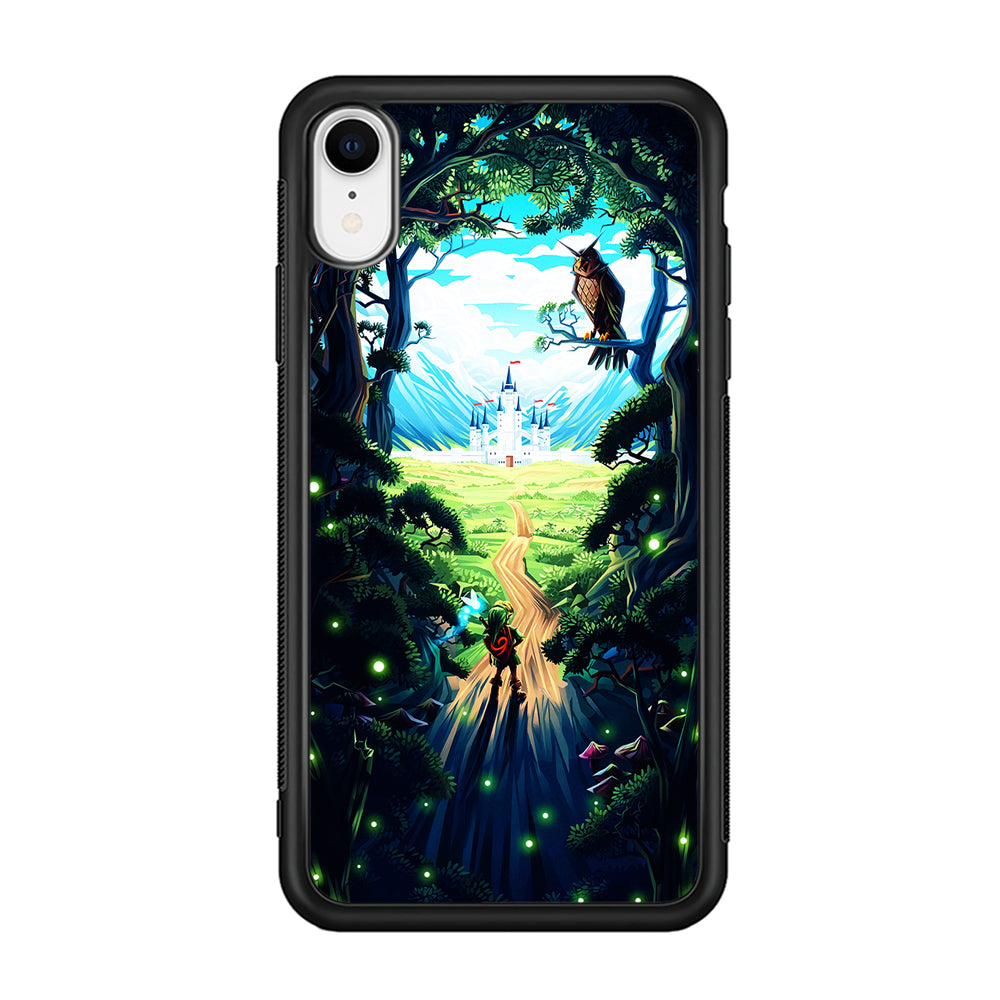 Zelda Ocarina Of Time iPhone XR Case-Phone Case-Rubber Black (2D Case)-Altracase