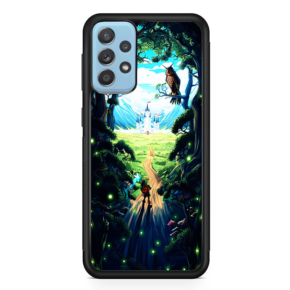 Zelda Ocarina Of Time Samsung Galaxy A52 Case-Phone Case-Rubber Black (2D Case)-Altracase
