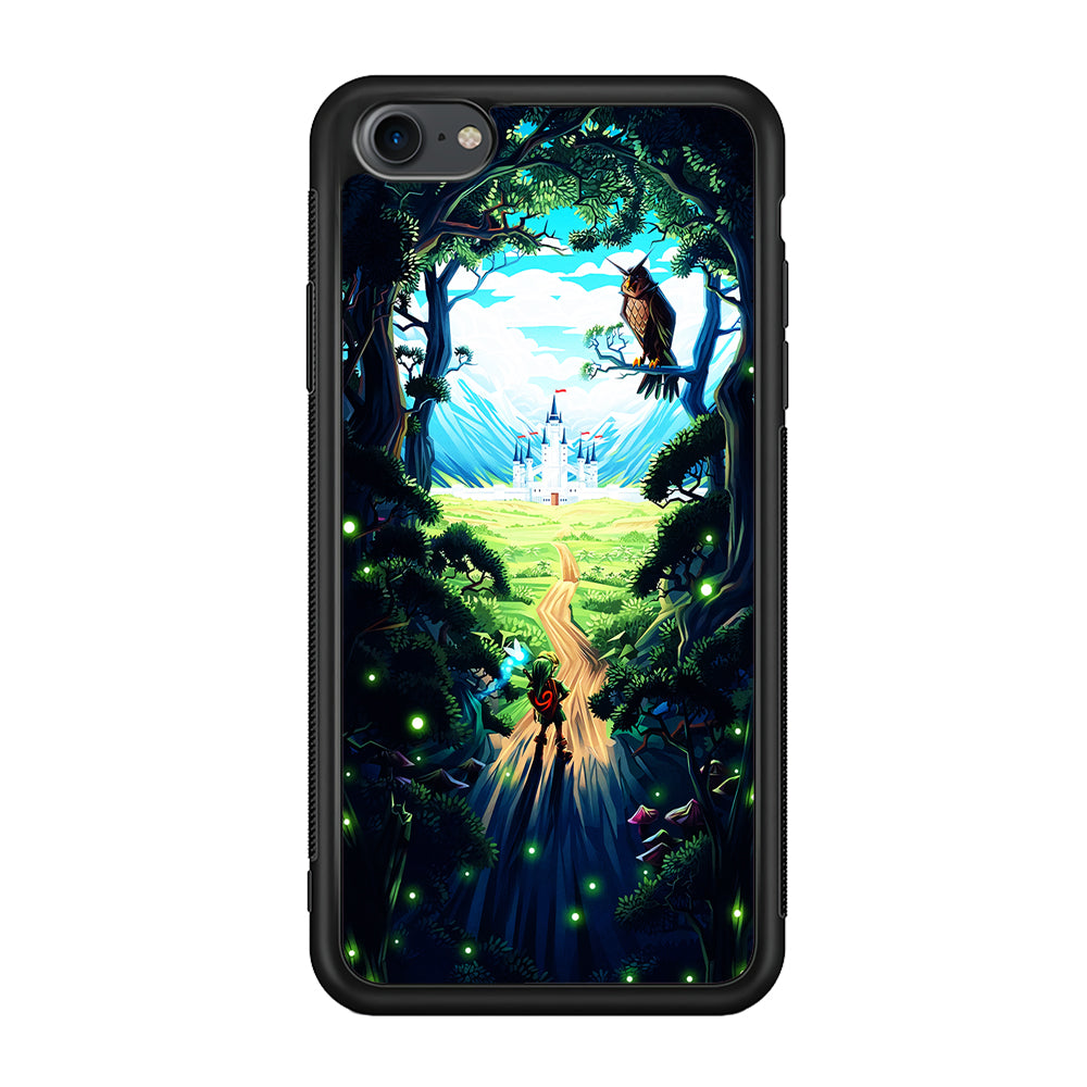 Zelda Ocarina Of Time iPhone 8 Case-Phone Case-Rubber Black (2D Case)-Altracase